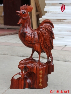 越南紅木生肖雞擺件 傳統工藝與吉祥寓意的完美融合